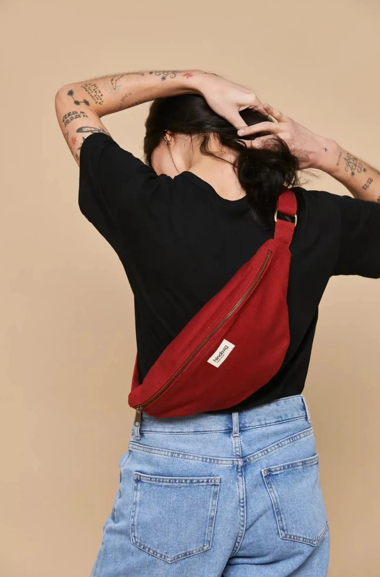 Hindbag Fanny Pack>Belt Bag L Sasha Terracotta