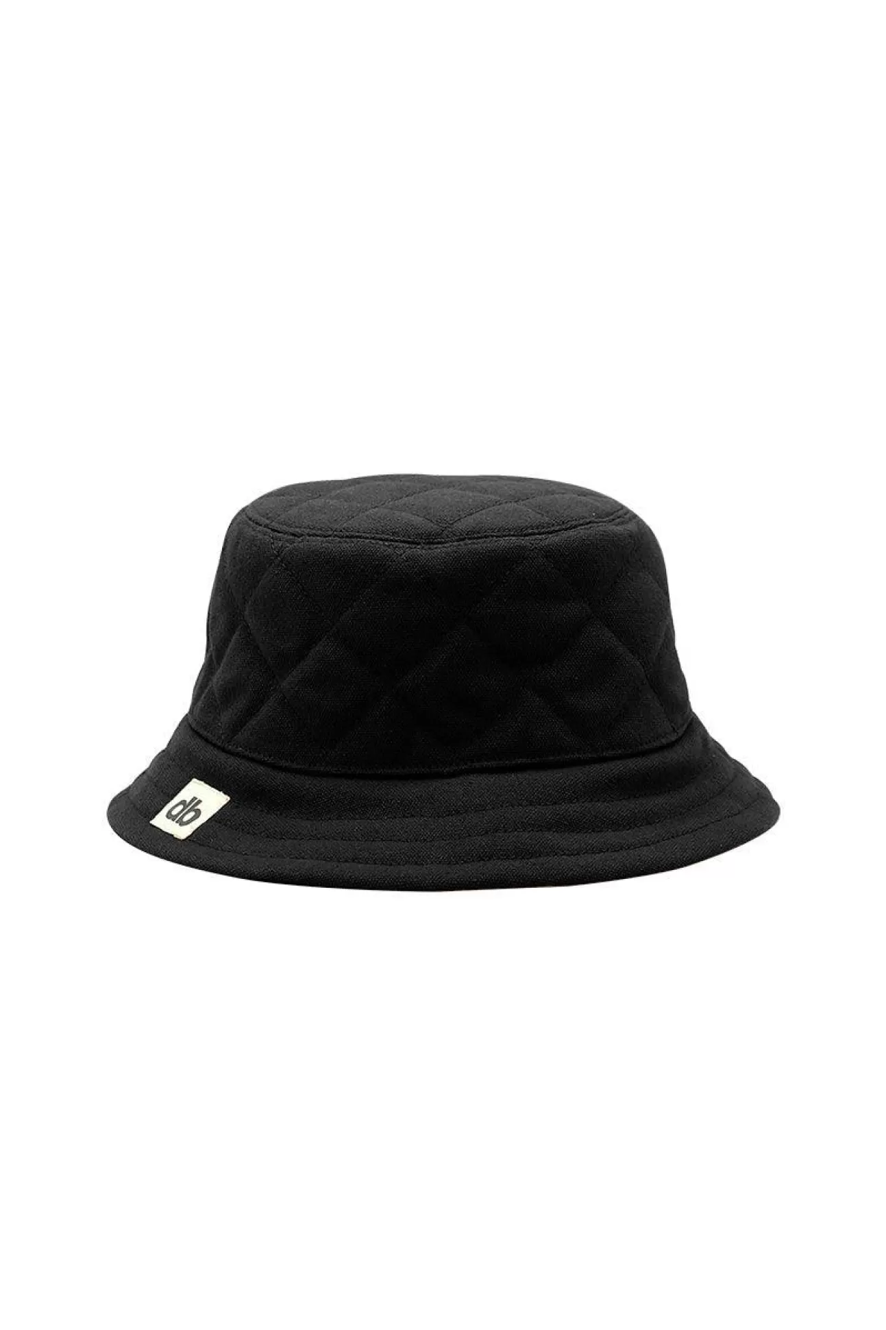 Hindbag Bob>Black Quilted Bucket Hat