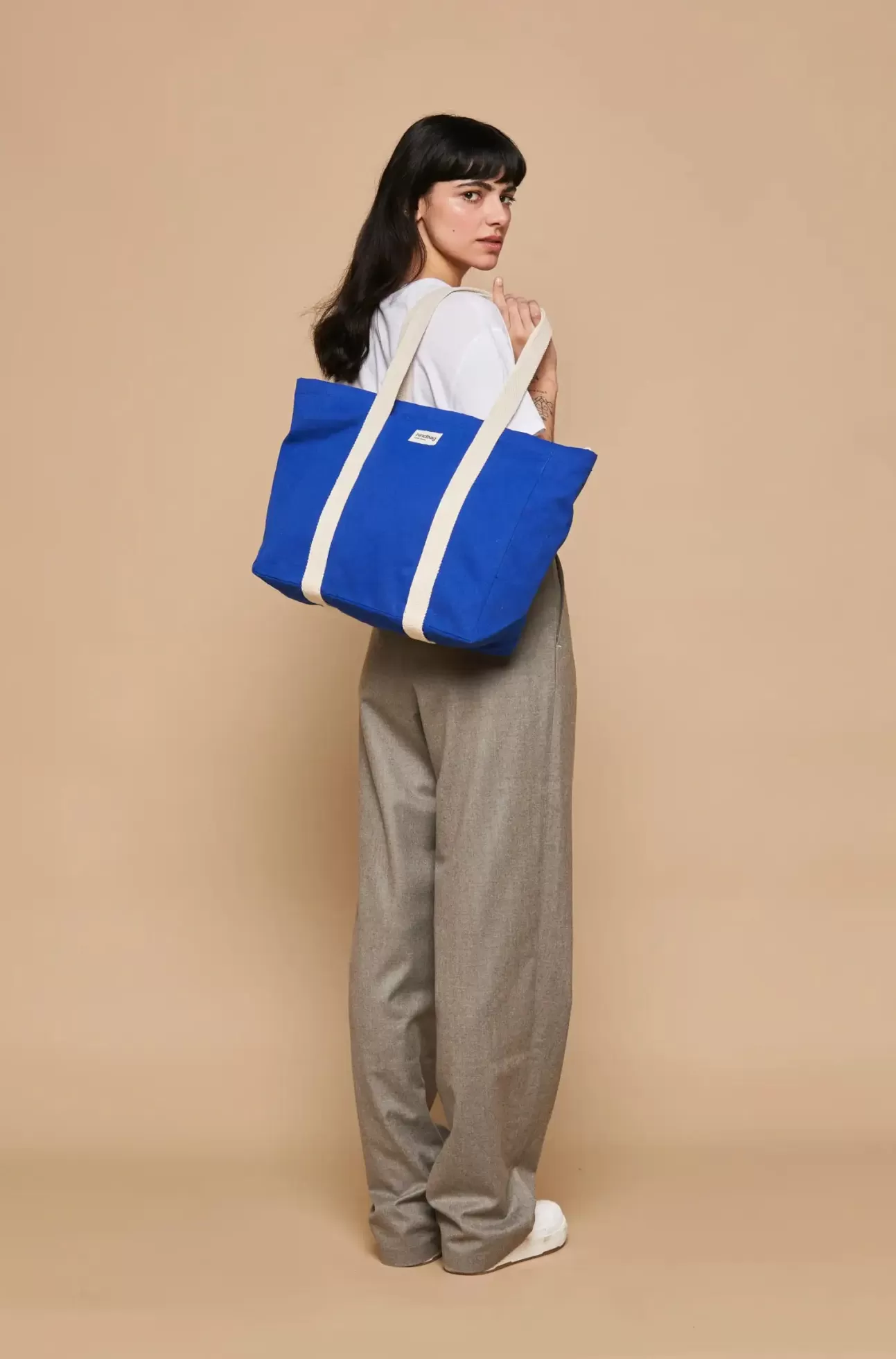 Hindbag Tote Bag>Cesar Shopping Bag Electric Blue