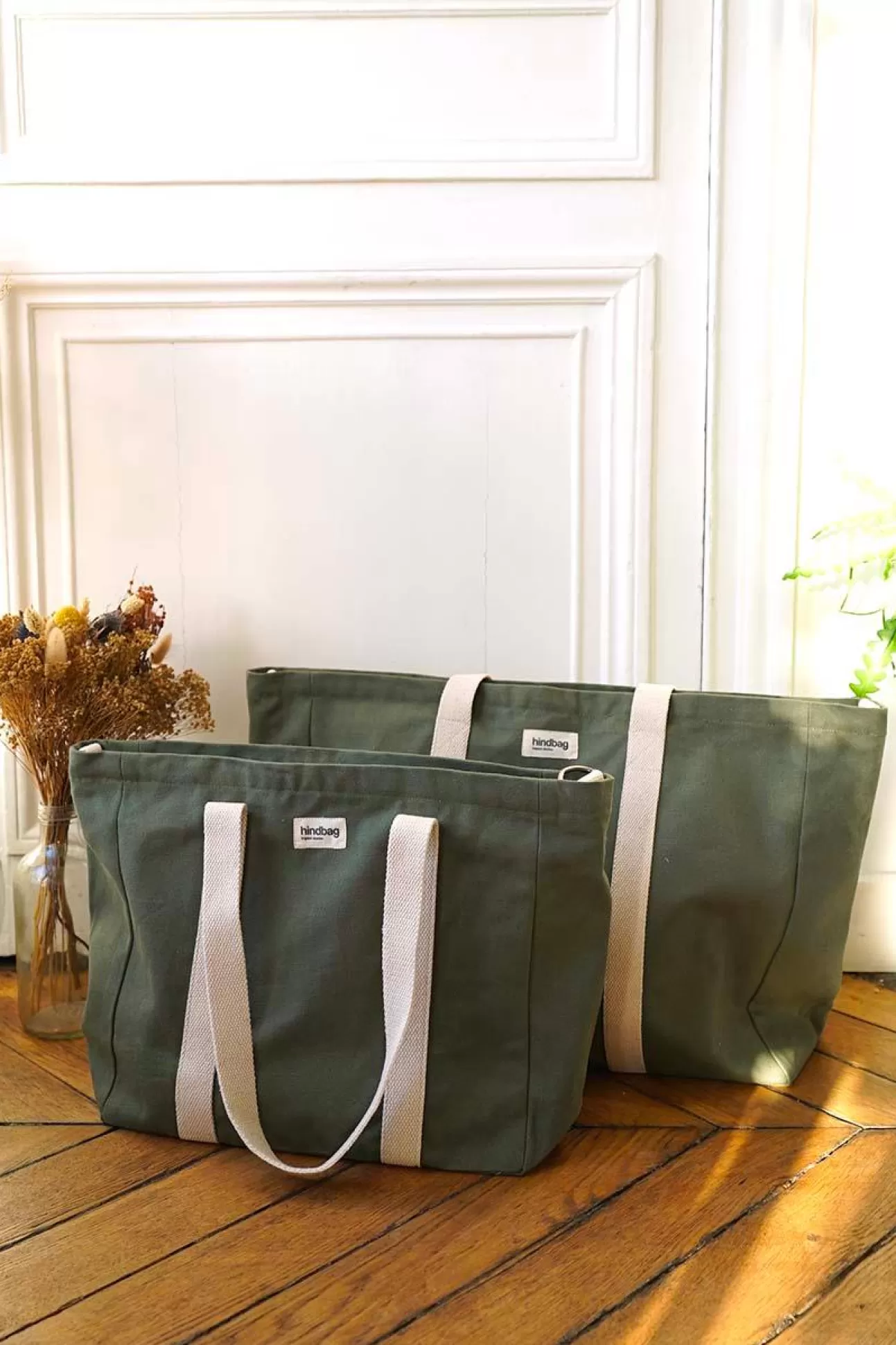 Hindbag Tote Bag>Cesar Tote Olive