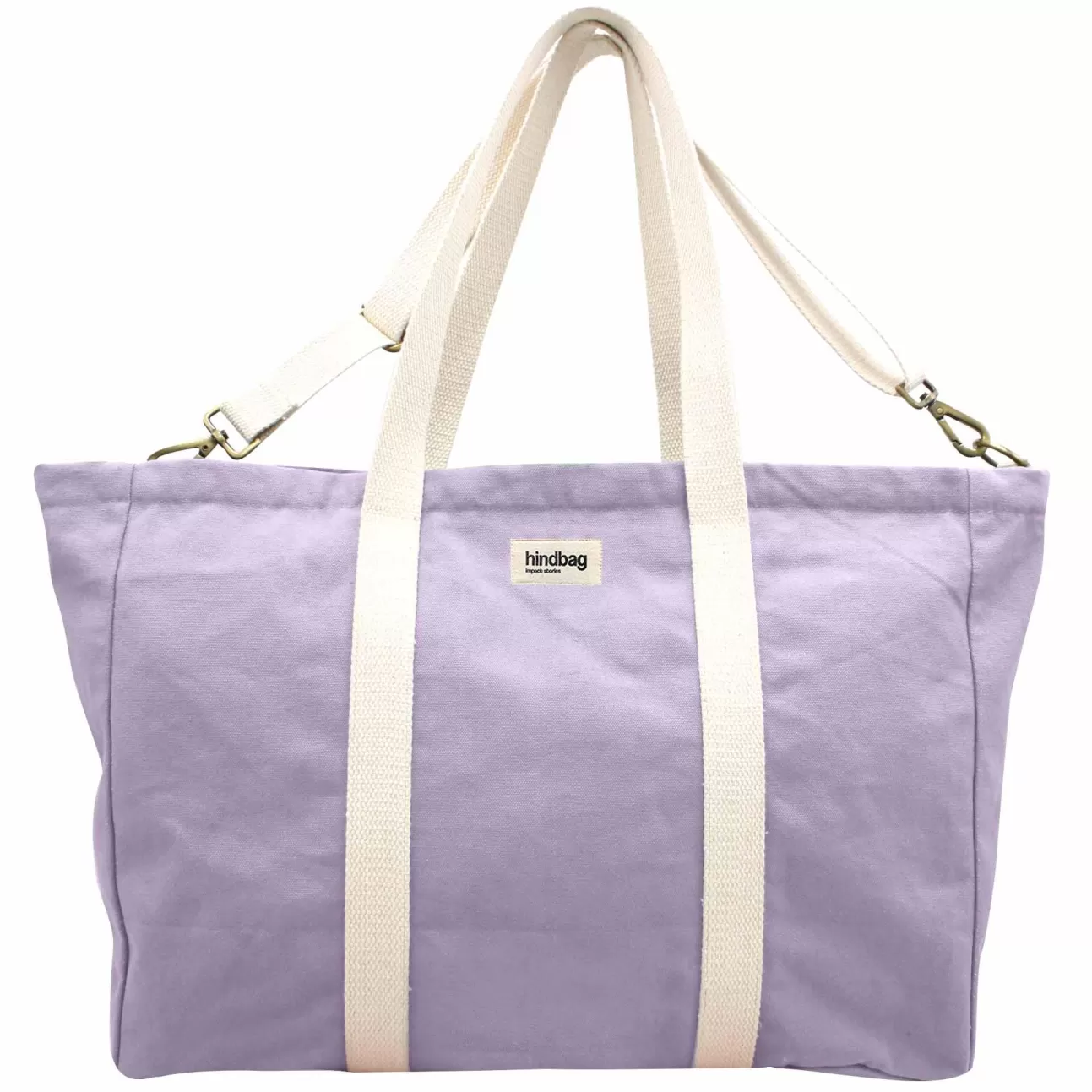 Hindbag Tote Bag>Denim Bag Lilac