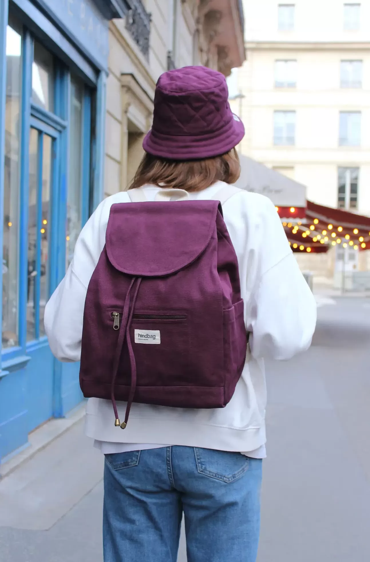 Hindbag Backpack>Eliot Plum Backpack