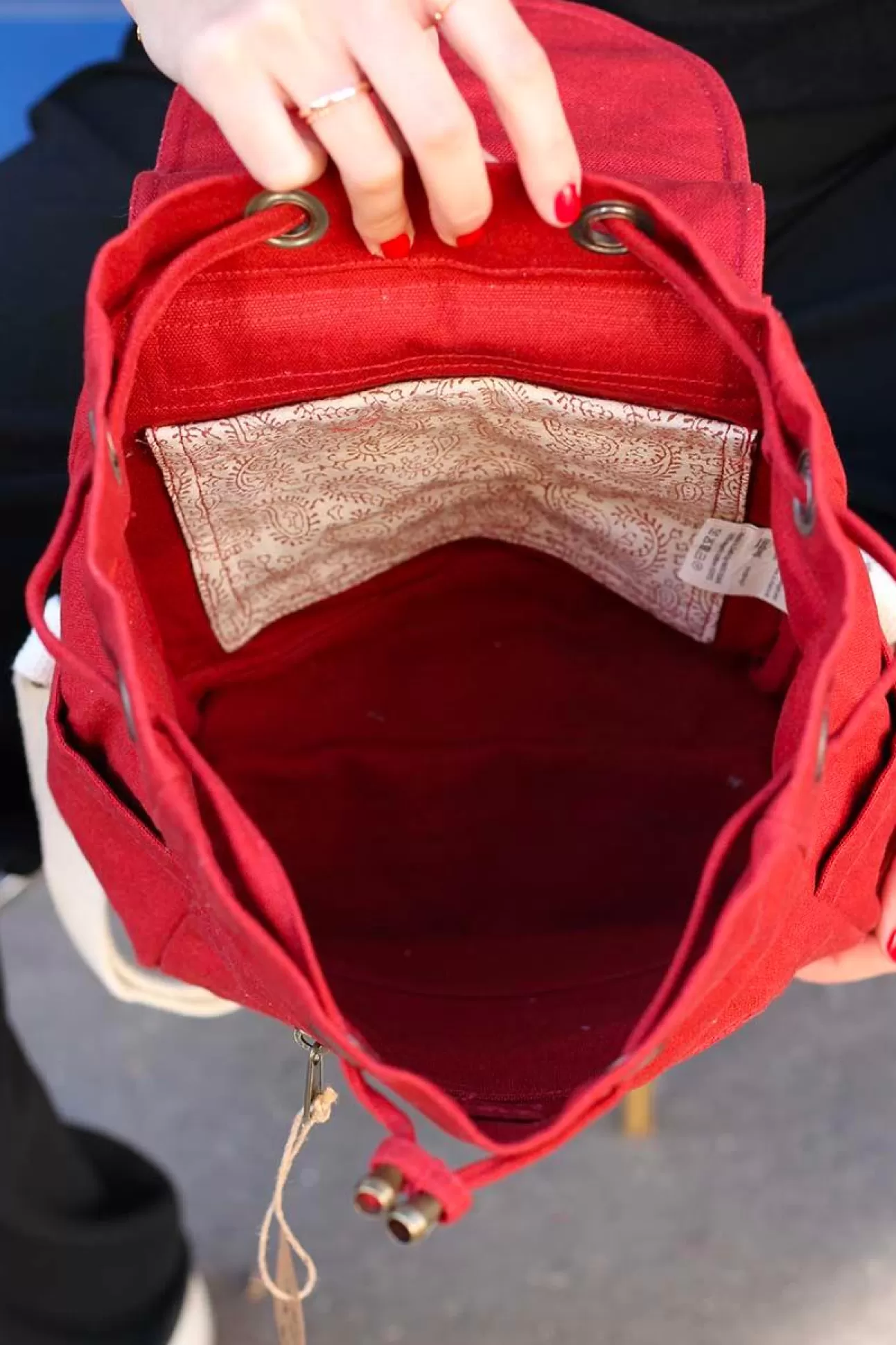 Hindbag Backpack>Eliot Terracotta Mini Backpack