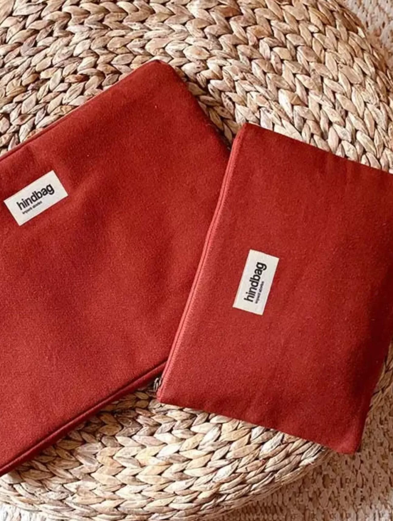 Hindbag Pouch>Ema Terracotta Pouch