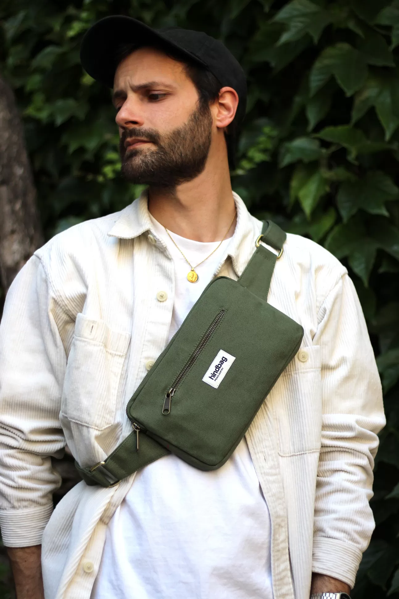 Hindbag Fanny Pack>Harry Olive Belt Bag