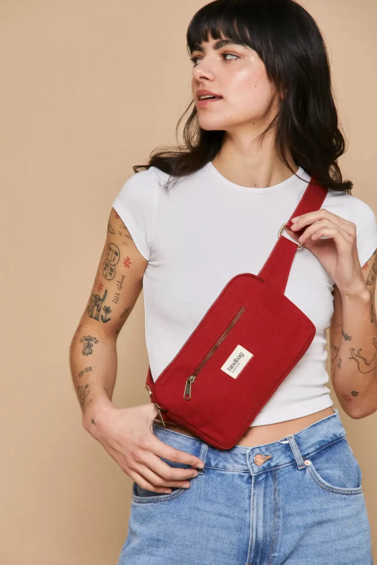 Hindbag Fanny Pack>Harry Terracotta Belt Bag