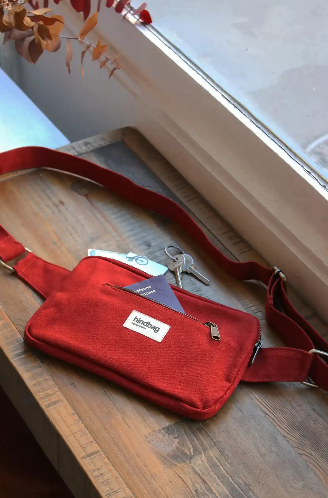 Hindbag Fanny Pack>Harry Terracotta Belt Bag