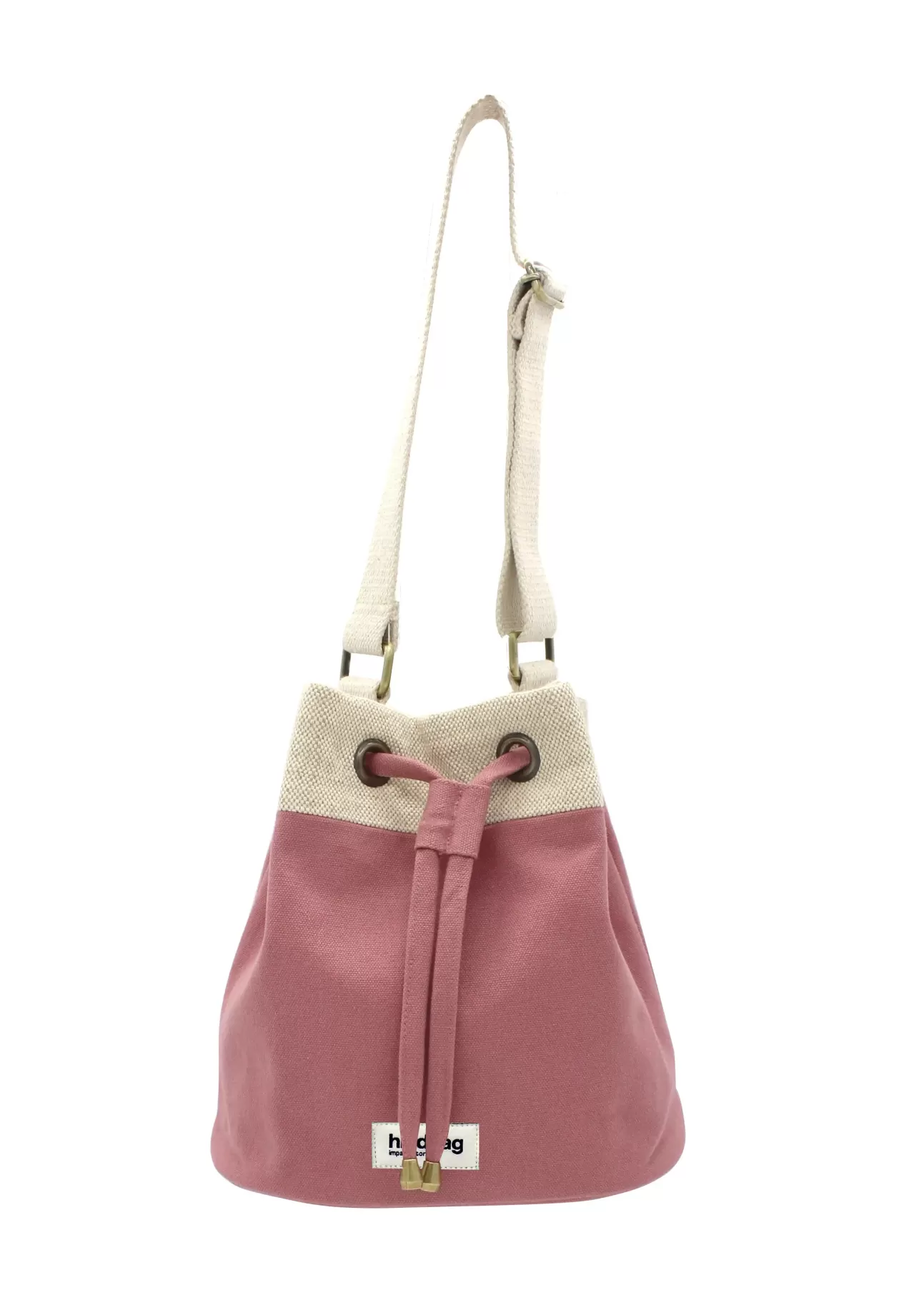 Hindbag Handbag>Julie Bucket Bag Blush Pink