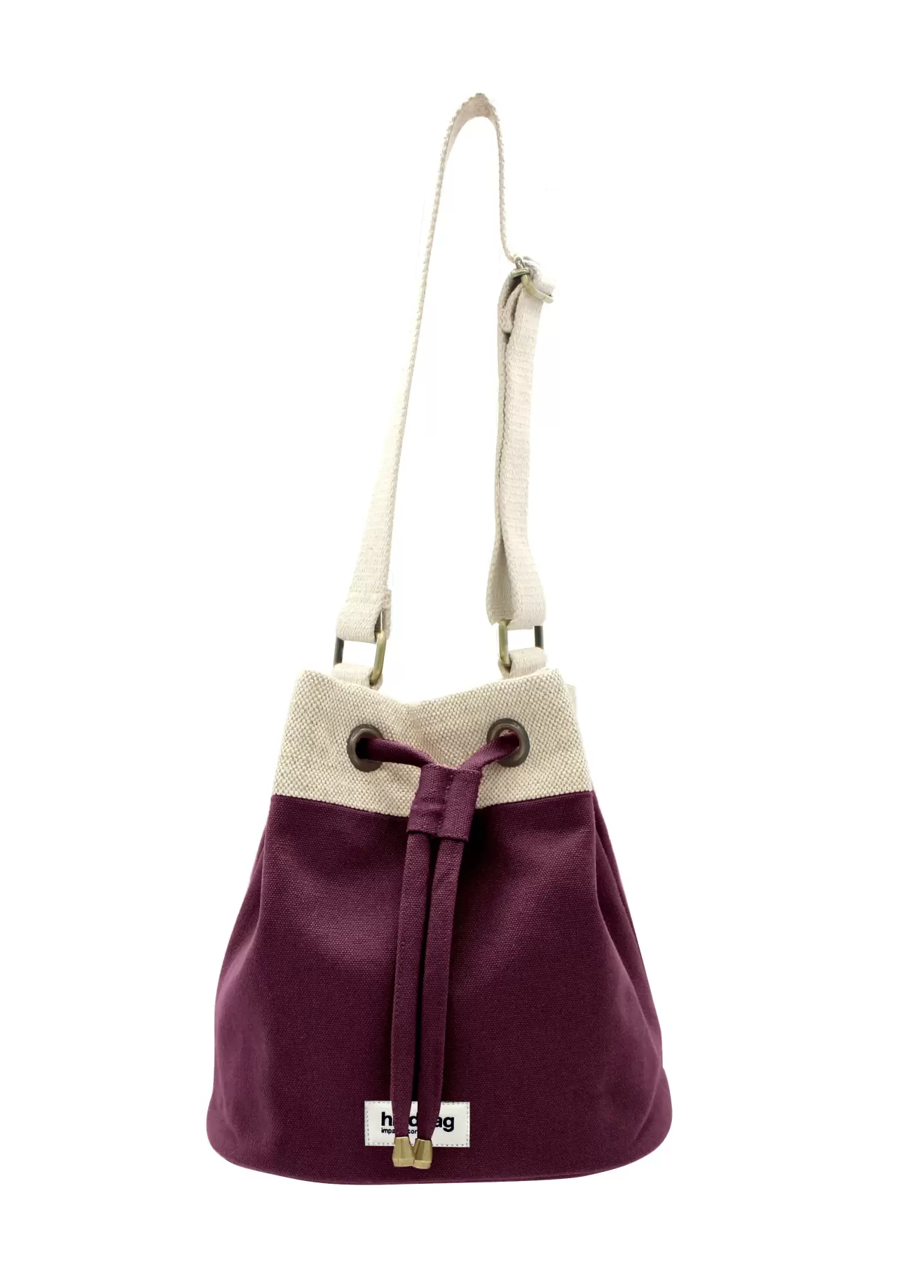 Hindbag Handbag>Julie Plum Bucket Bag