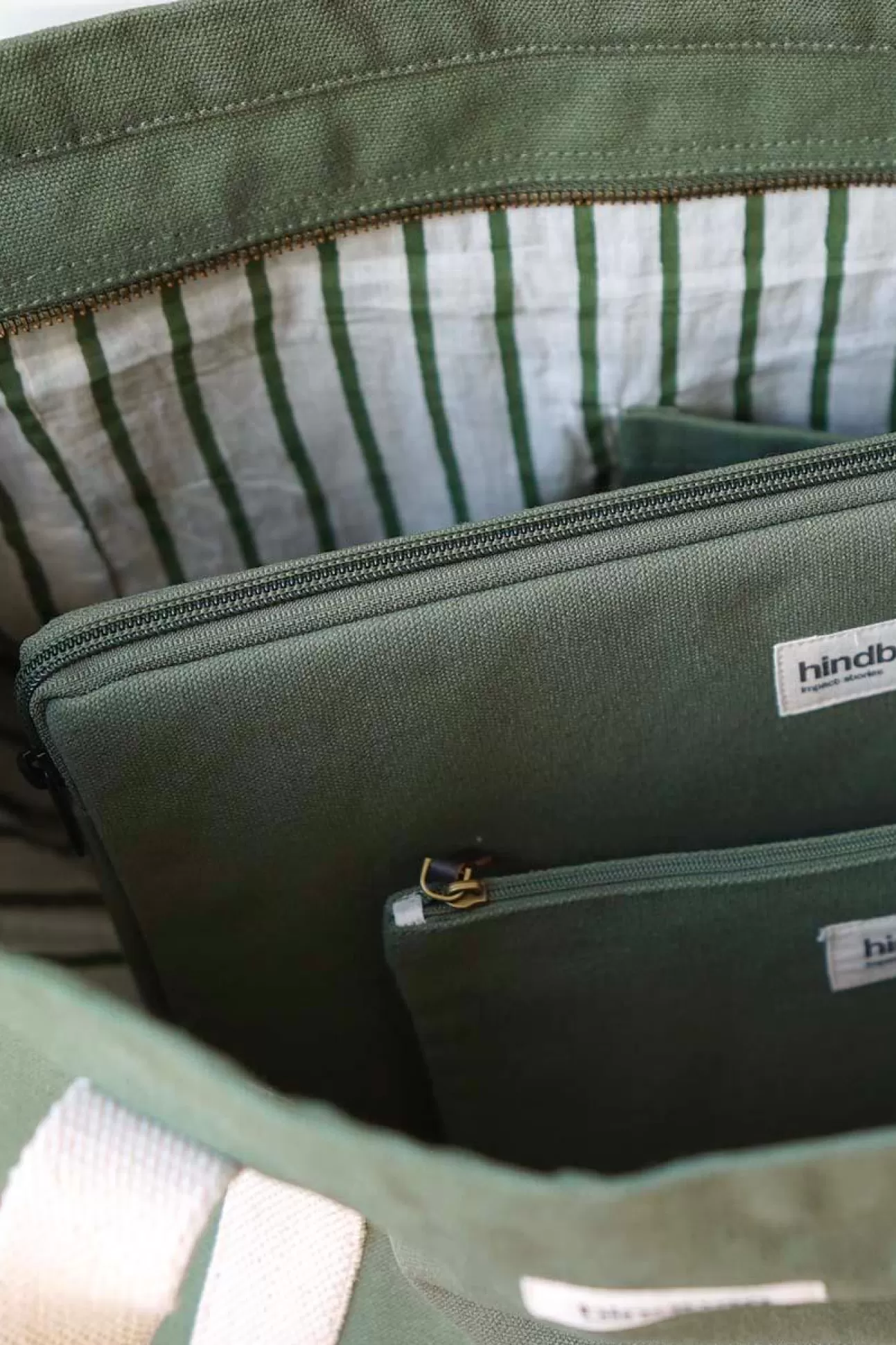 Hindbag Sleeve>Laptop Case Ava Olive