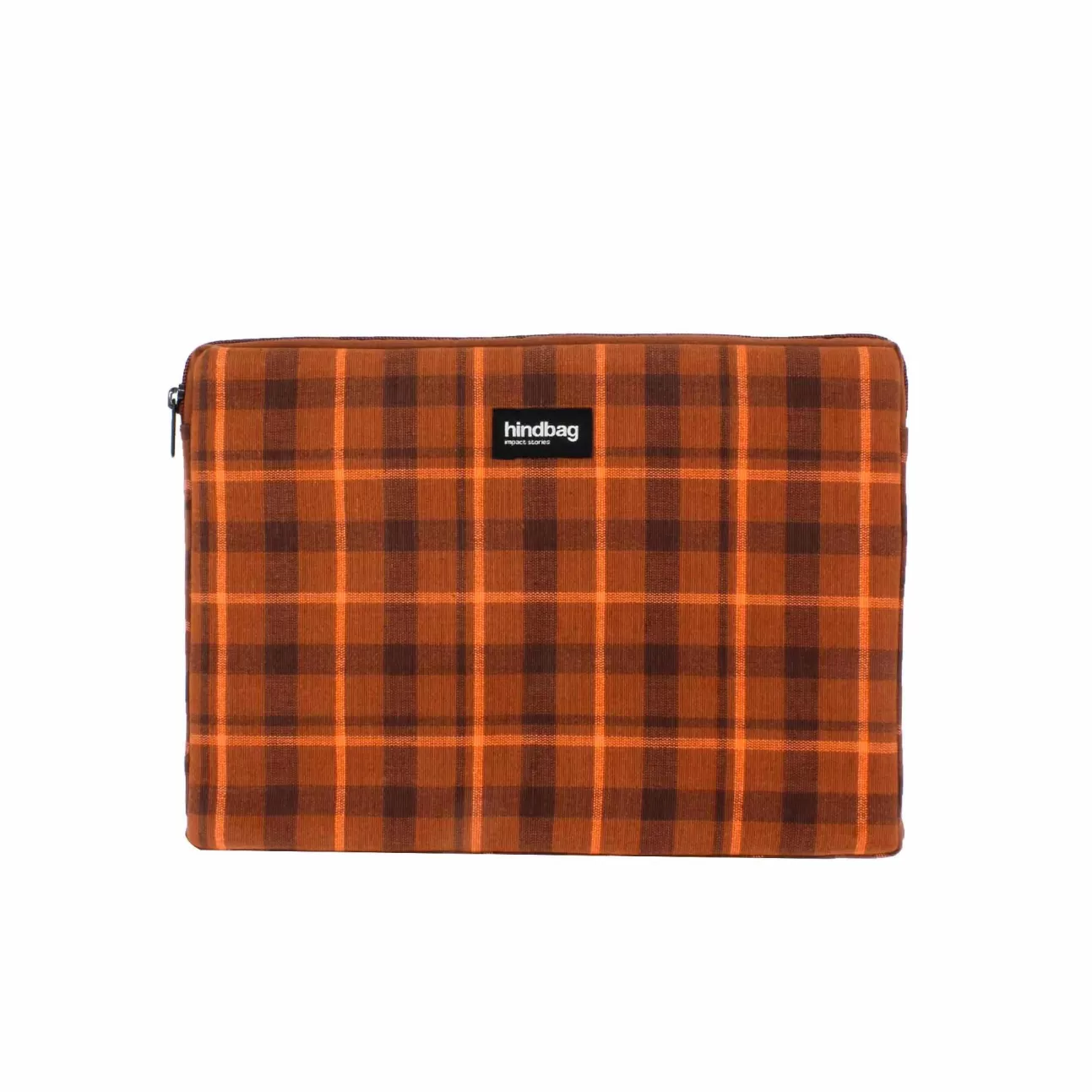 Hindbag Sleeve>Laptop Case Ava Tartan Camel Toffee