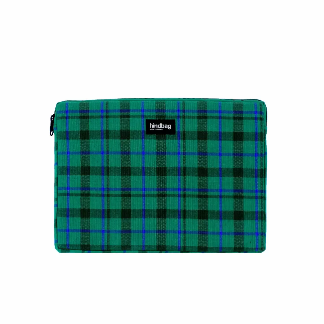 Hindbag Sleeve>Laptop Case Ava Tartan Green Garden