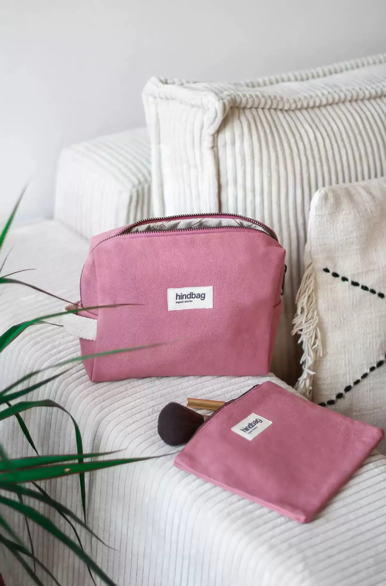 Hindbag Toiletry Bag>Leon Pink Blush Toiletry Bag