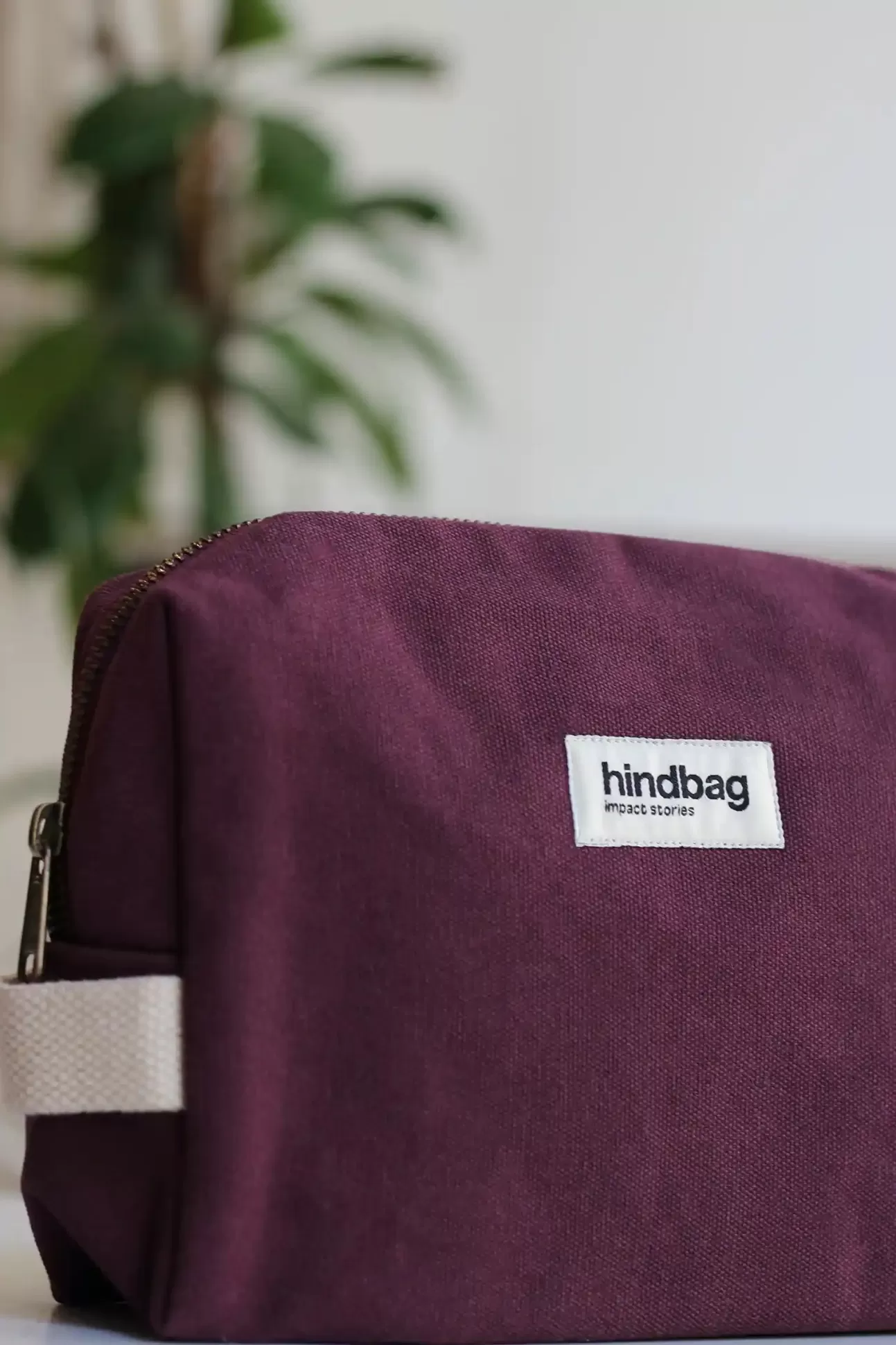 Hindbag Toiletry Bag>Leon Prune Toiletry Bag