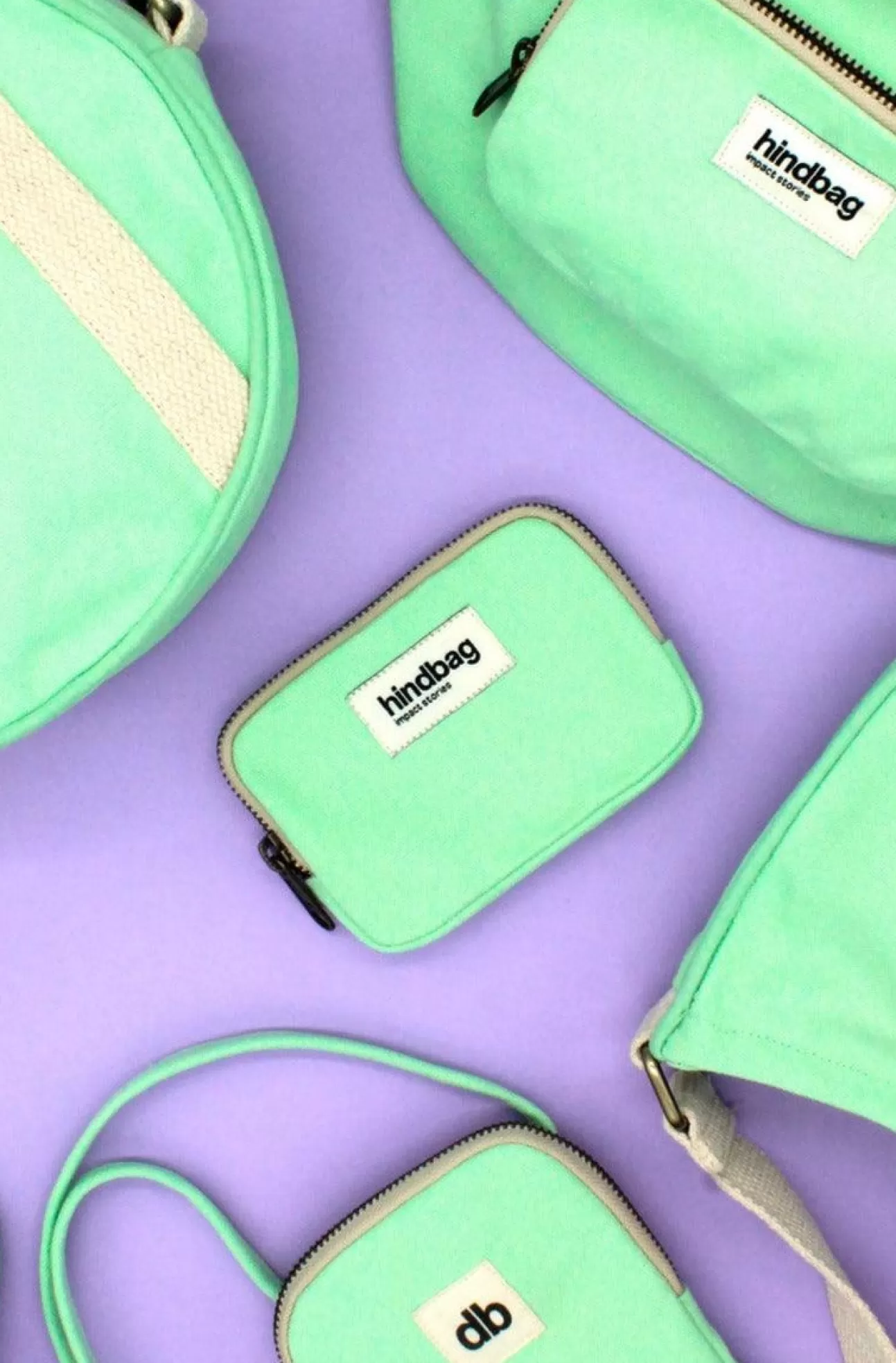 Hindbag Wallet>Lili Ice Mint Coin Purse