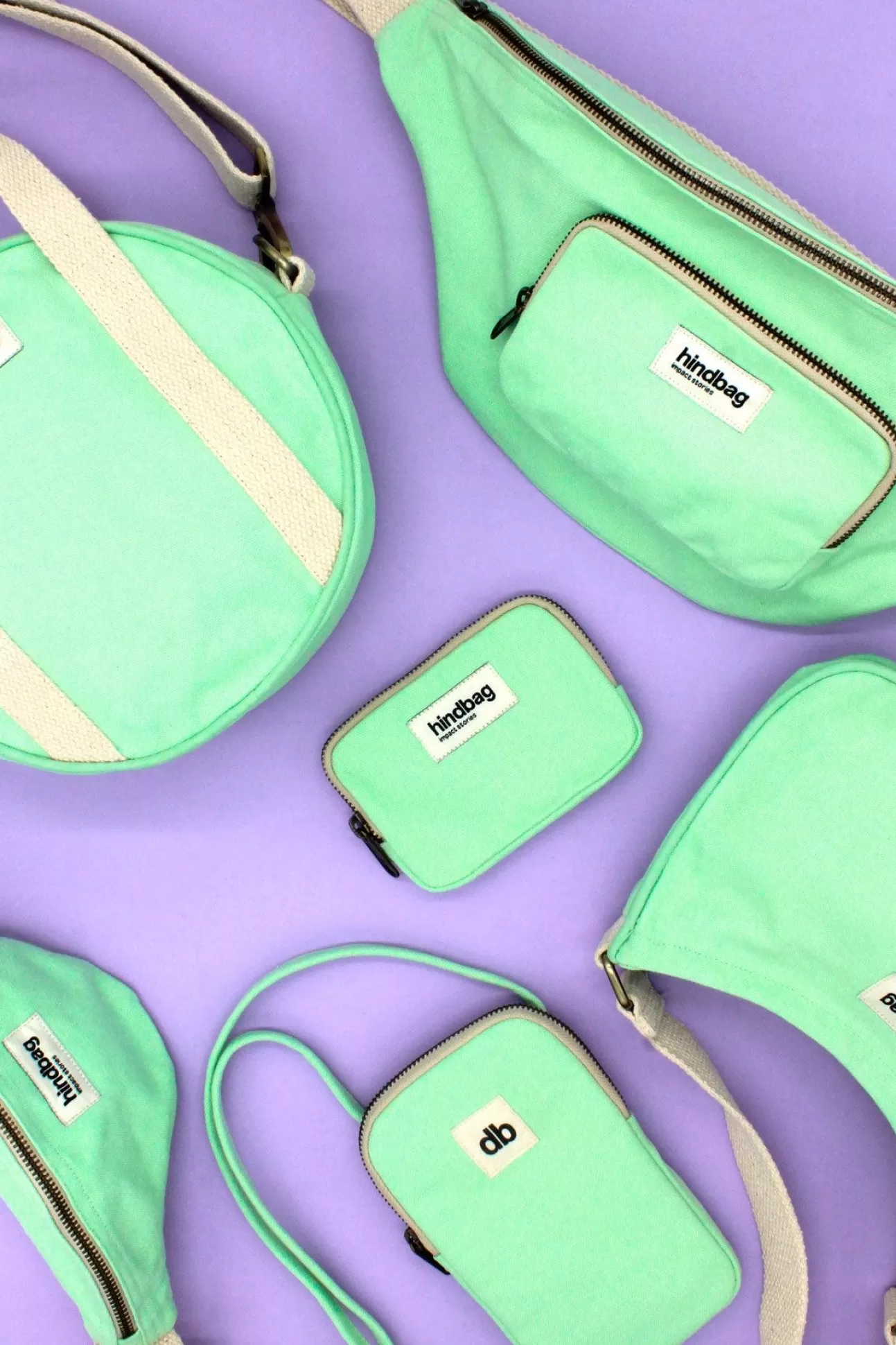 Hindbag Wallet>Lili Ice Mint Coin Purse