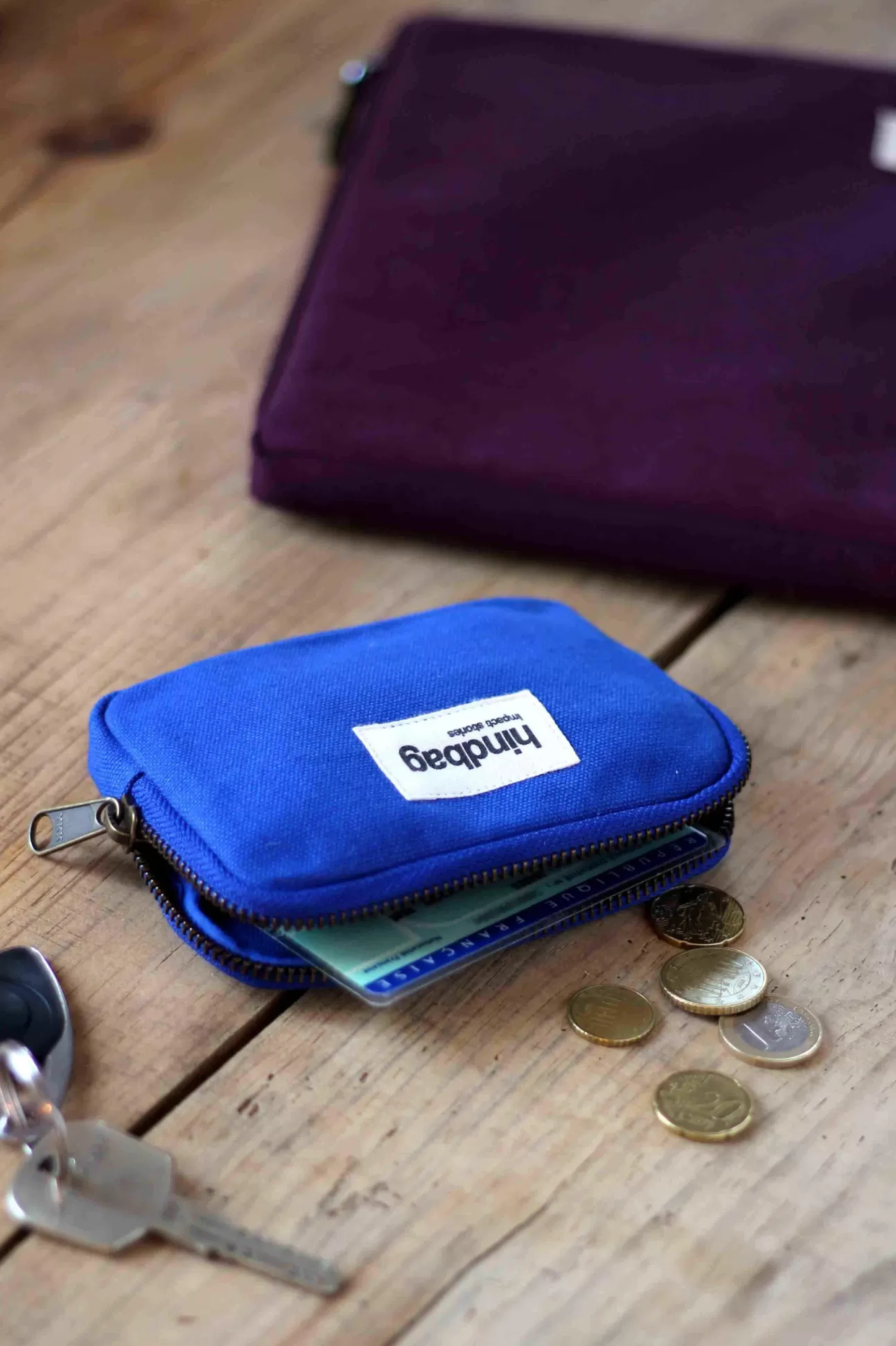 Hindbag Wallet>Lili Purse Electric Blue