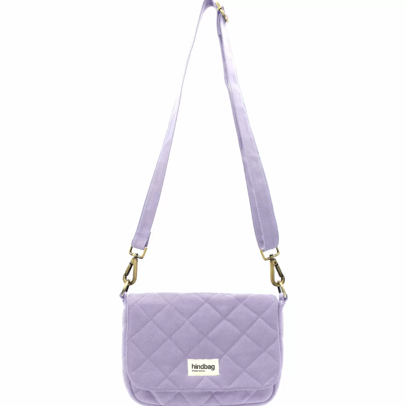 Hindbag Handbag>Margault Lilac Quilted Handbag