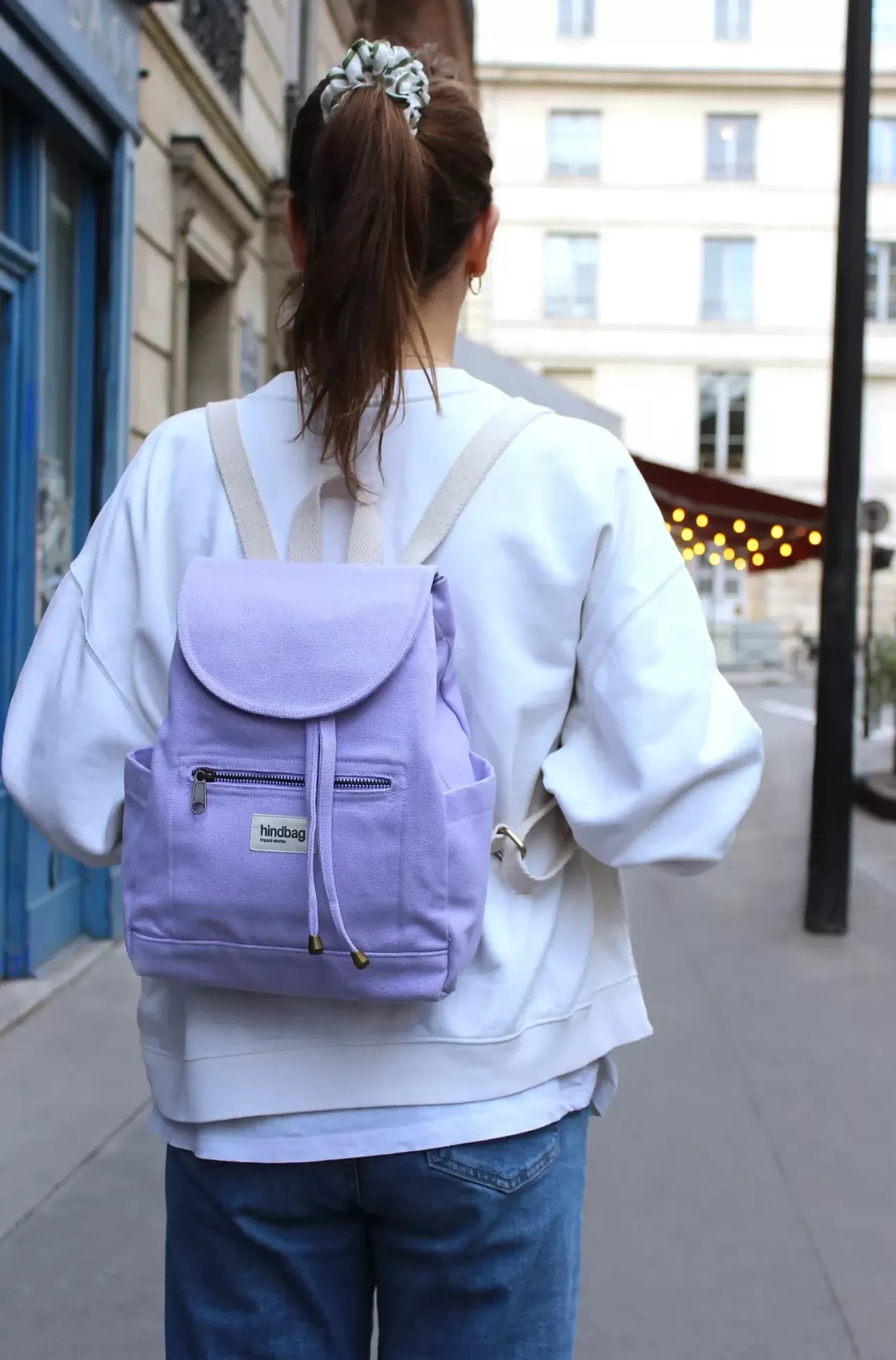 Hindbag Backpack>Mini Backpack Eliot Lilac