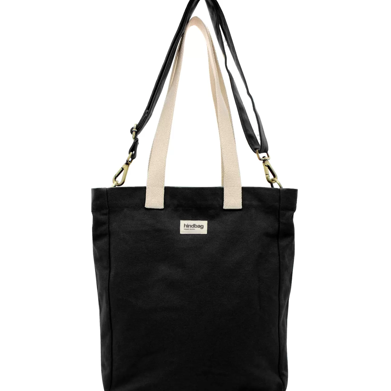 Hindbag Tote Bag>Paul Vertical Tote Bag Black