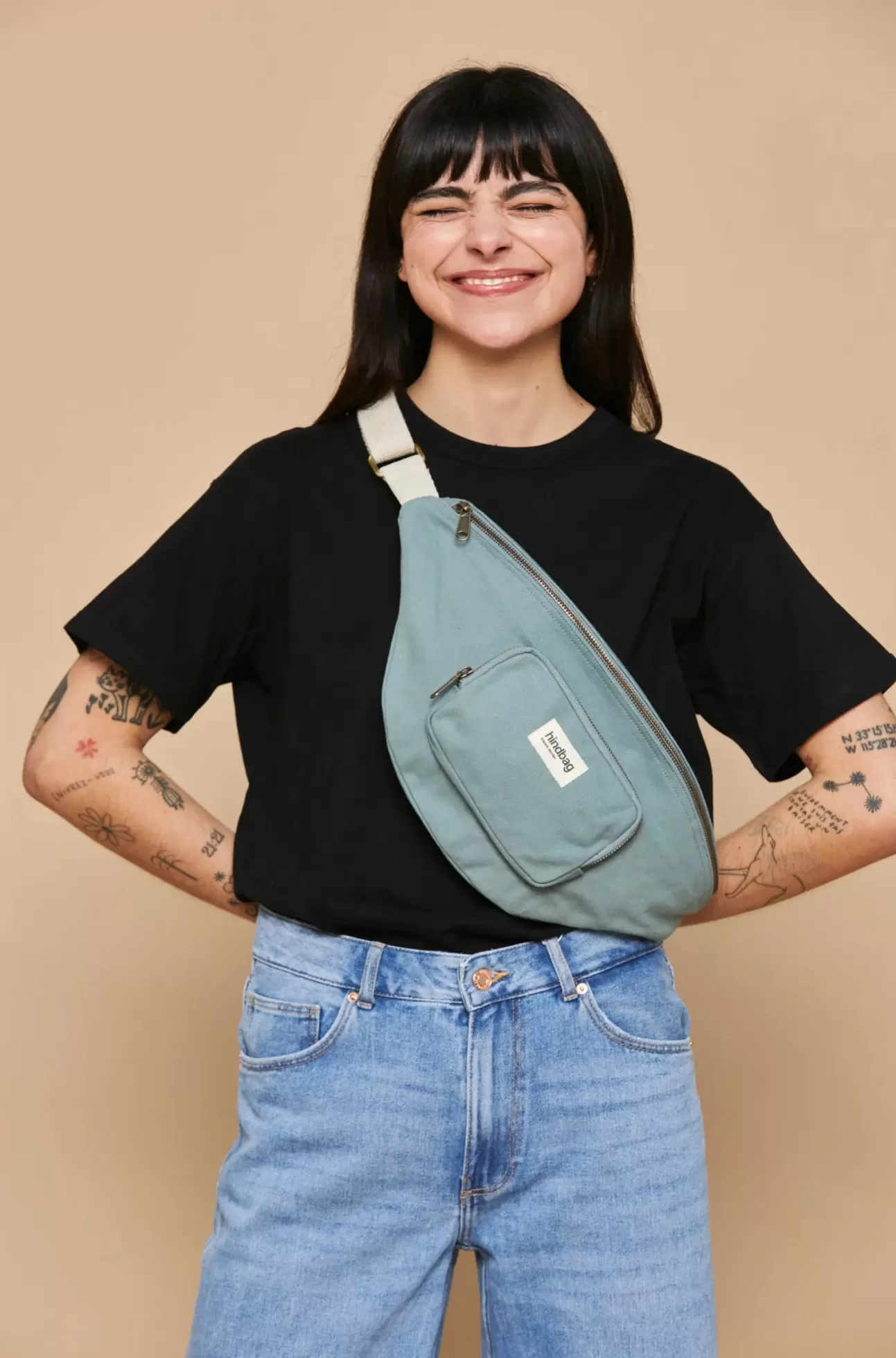 Hindbag Fanny Pack>Xl Sofia Sage Belt Bag